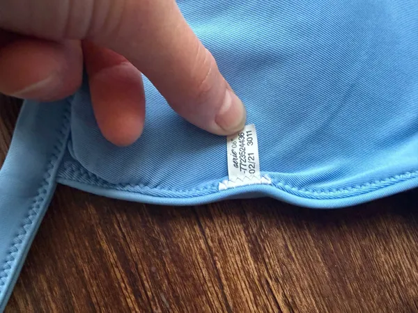 Aerie Women’s Blue Triangle Adjustable Bikini Swimsuit Top - Size S - Image 5