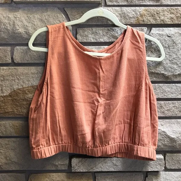 Trendy Queen 2 Piece Short Sets Sleeveless Lounge High Waisted orange XL - Image 2