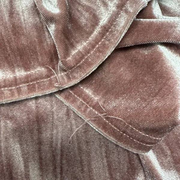 Atmosphere Pink Velvet Short Sleeve Shift Mini Dress‎ Sz 12 Keyhole Back Holiday - Image 9
