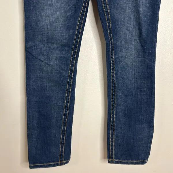 Seven7‎ dark wash skinny denim jeans size 10 ladies cute festival - Image 3