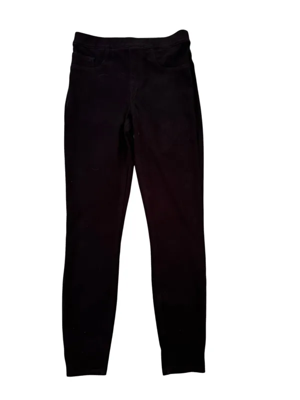 Spanx Tummy Control Jean-ish Cotton Twill Leggings Black Size S - Image 6