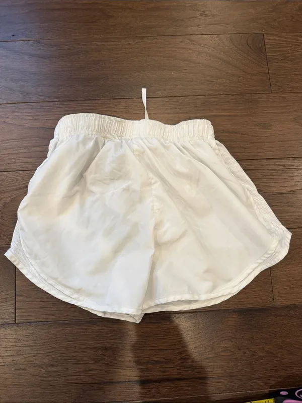 Nike White Print Dri-FIT Shorts Size Small - C72-022 - Image 5