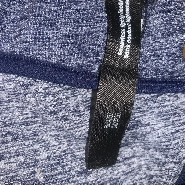 Victoria’s Secret PINK Sport Seamless Lightly Lined Blue Sports Bra Size Large - Image 8