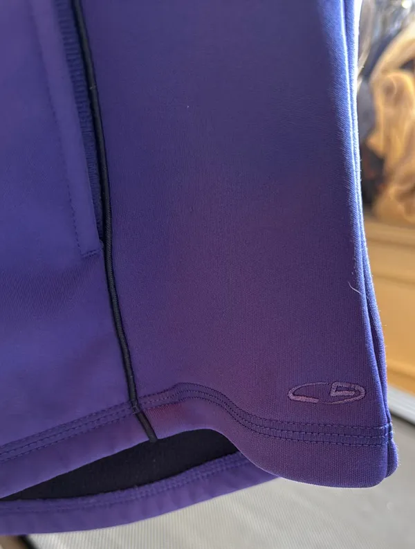 Champion Blue Athletic Zip Up Jacket - Image 3