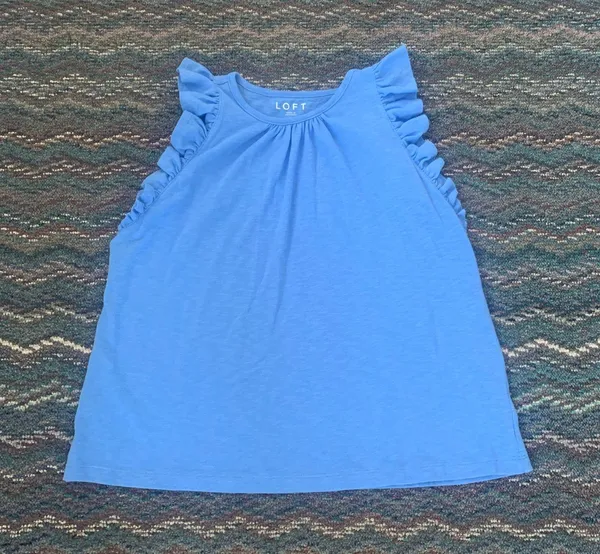 LOFT Ruffle Sleeve Blouse - Image 5