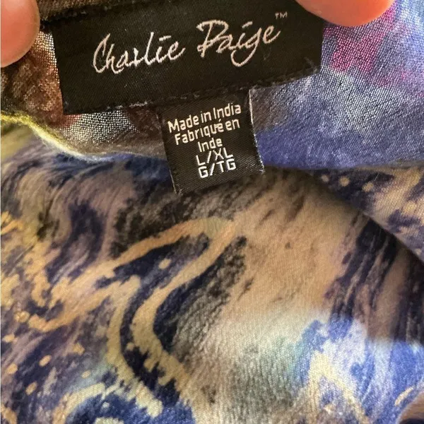 Charlie Paige Boho hippie chic tie dye stars tunic - Image 2