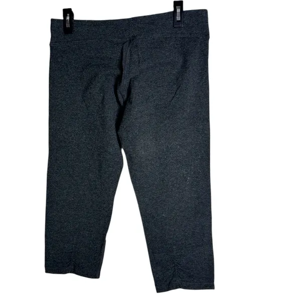 Calvin Klein Performance Quick Dry Heather Gray Workout Yoga Capri Leggings XL - Image 2