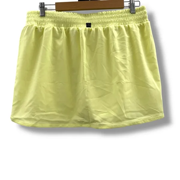 Prana Peak To Pavement Neon Yellow Skort Sz L NEW Activewear Athletic Outdoor‎ - Image 4