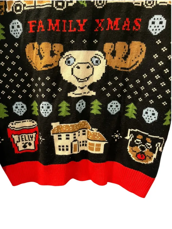 National Lampoon's Christmas Vacation Ugly Christmas Sweater Medium Marty Moose - Image 4