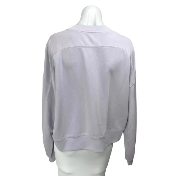 Lululemon Purple Lilac Long Sleeve Crew Neck Sweater Sweatshirt Top Size 12 - Image 2