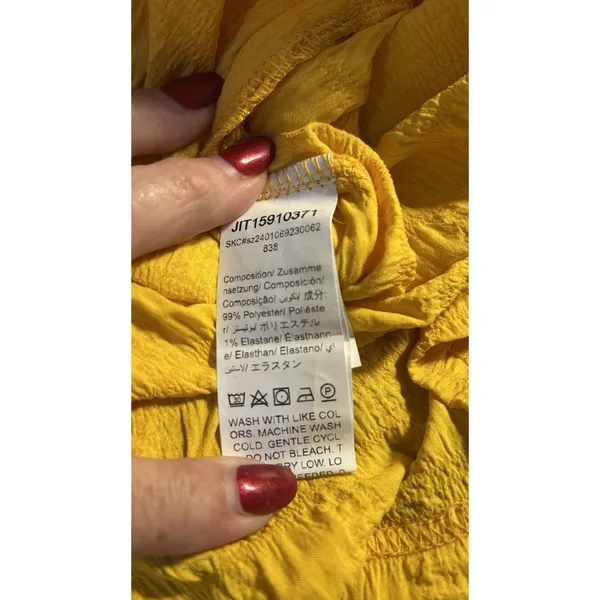 SheIn Maxi Dress Open Back Tie Front Boho Chic Beachy Resort Summer Plunging Neck - Image 8