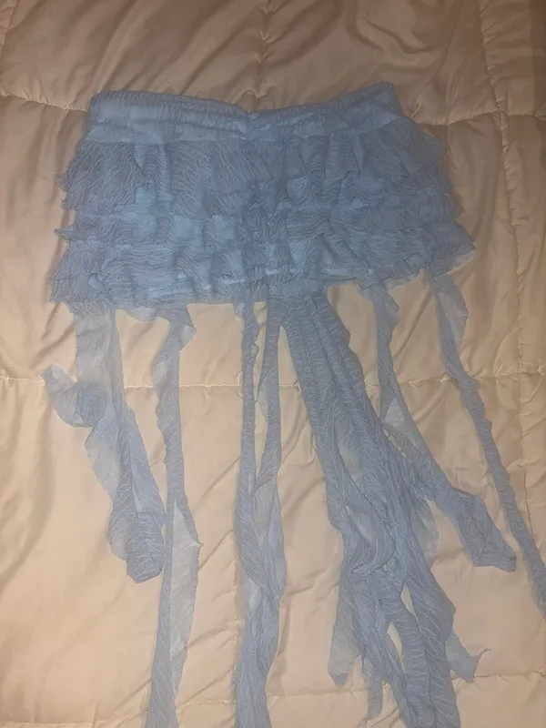 Blue flowy skirt - Image 2