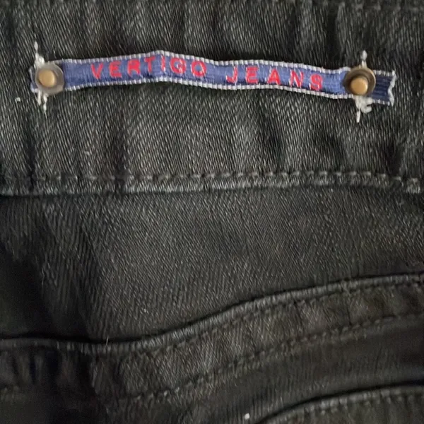 Vertigo Paris Mid Rise Black Boot Cut Denim Jeans 31 - Image 6