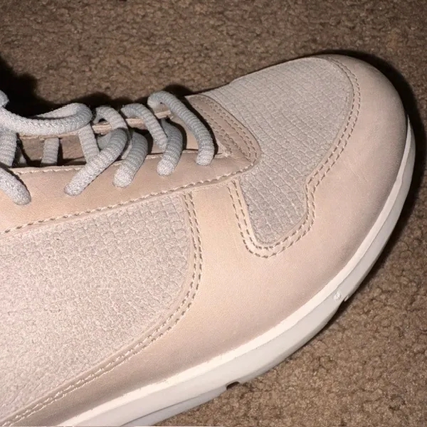 Birkenstock Cincinnati Leather Suede Lace Up Tie Sneaker Taupe 38 / 7 - 7.5 - Image 5