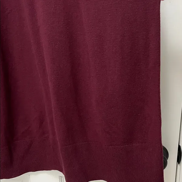 LOFT Plus Rich Burgundy Turtle Neck Sweater Dress - Size 16/18 - Image 9