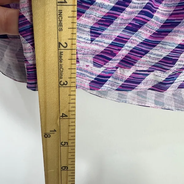 GapFit gSprint Running Shorts Womens XL Purple Geometric‎ Gym Outdoors Active - Image 4