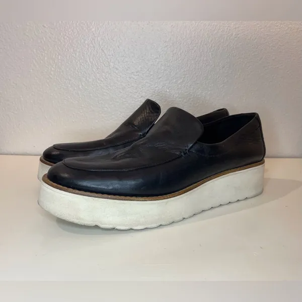 Vince‎ Women's Zeta Slip-On Platform Leather Sneakers Size 10 - Image 3