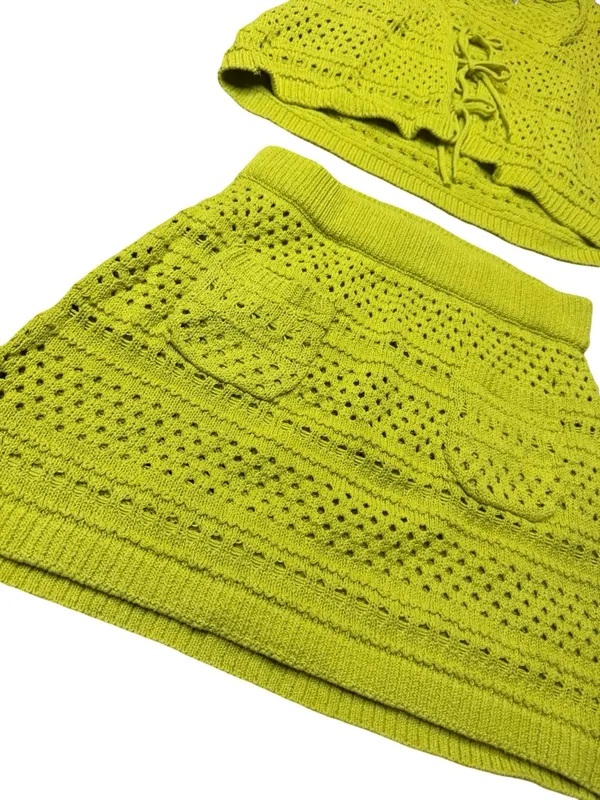✨ Free People Mairead Fauxchet Crochet Beach Set XS Boho Coastal ✨‎ - Image 3