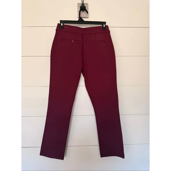 Soft Surroundings Women’s PXS Maroon Pull on Pants Stretchy - Image 3