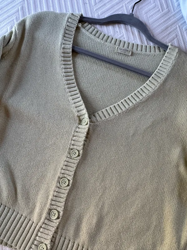 Green Brandy Melville Sweater - Image 3