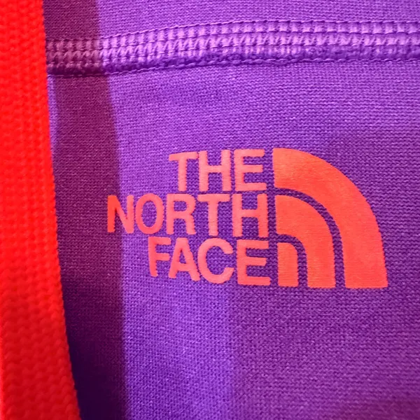 The North Face Purple Zip Hoodie Jacket Womens M‎ Fleece Lined - Image 2