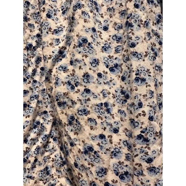 H&M Blue‎ Floral Mini Skirt Cottagecore Coquette US 2 Summer Girly - Image 3