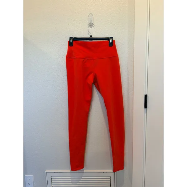 Alo Yoga Womens Airlift High-Waist 7/8 Legging Red Medium W5716R - Image 4