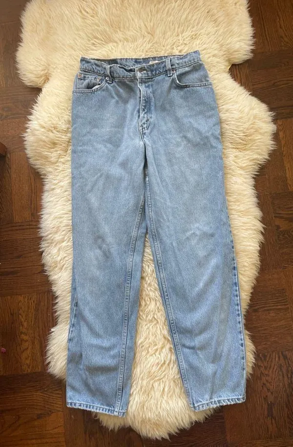 True vintage Levi’s 550s 90s vintage levis denim light wash relaxed fit tapered - Image 7