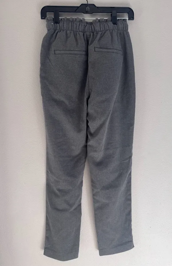 Abercrombie & Fitch Paperbag Waist Drawstring Straight Leg Pants size XS - Image 4
