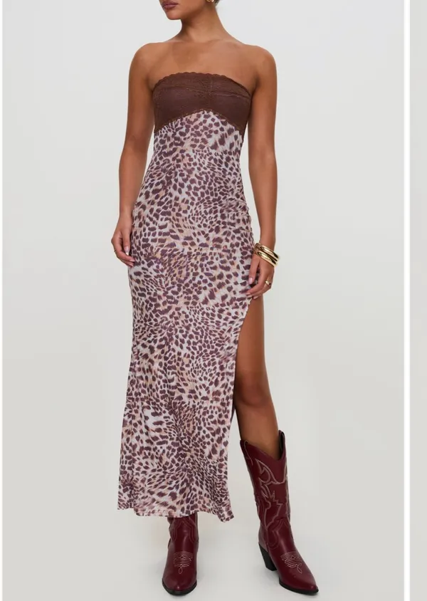 Princess polly raidein strapless maxi dress - Image 5