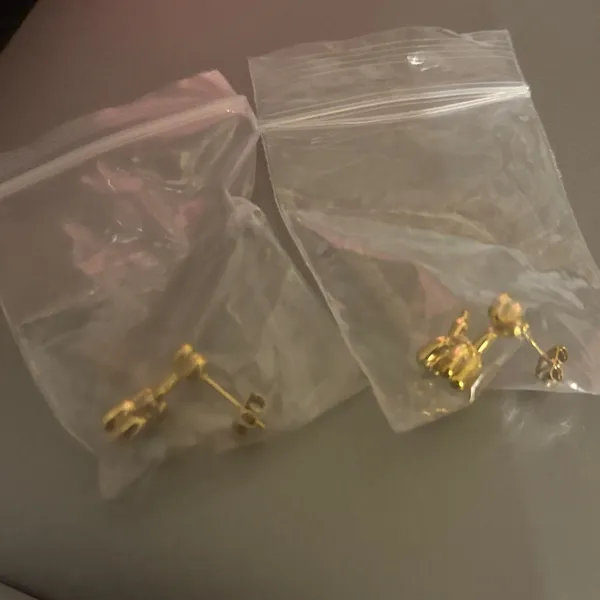 Elegant Gold‎ Dog-Shaped Earrings-14kgold plated - Image 2