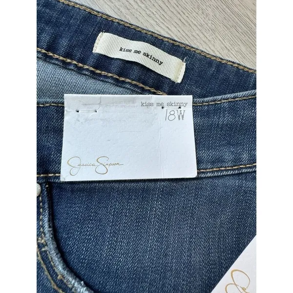 NWT Women Junior Jeans Pants Bottom Size 18W Retail $79.90 #409 - Image 4