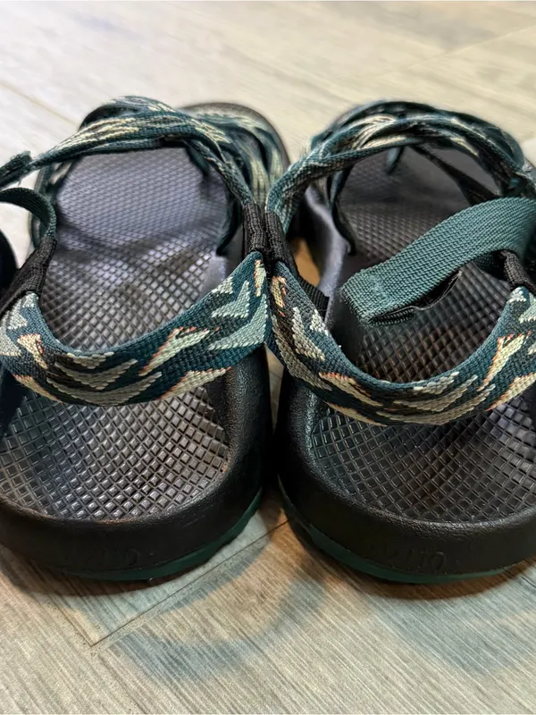Chaco ZX2 Yampa Green Blue Strappy Outdoor Hiking Athletic Sandals Women's 10 - Image 3
