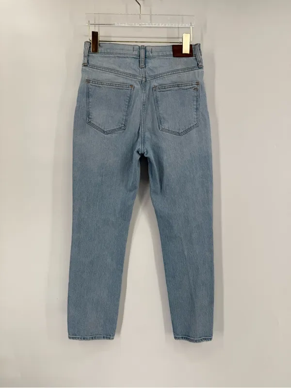 Madewell The High-Rise Slim Crop Boyjean in Dumas‎ Wash: Ripped Edition size 25 - Image 4