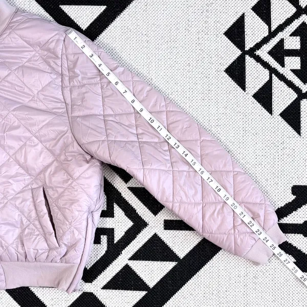 OFFLINE By Aerie Diamond Quilted Sherpa Lined Puffer Bomber Jacket XL - Image 9