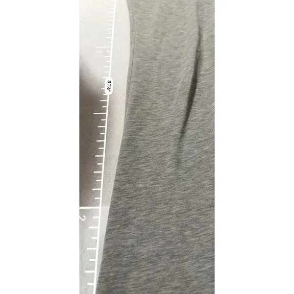 Abercrombie & Fitch Grey Flare Sweatpants Y2K Logo Side Stripe Low Rise XL - Image 8