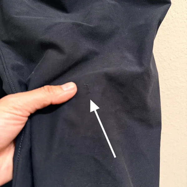 Lululemon City Sleek Size 29 Wide-Leg High-Rise Pant Light Utilitech Black- FLAW - Image 10