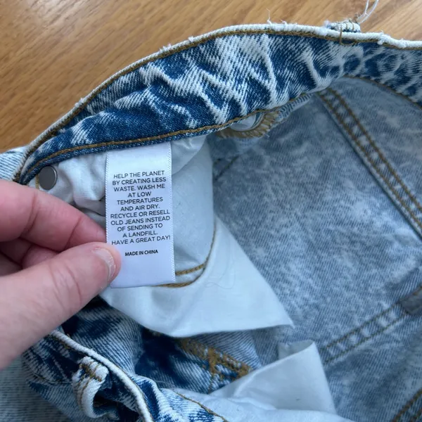 PacSun Women's Size 25 Acid Wash‎ Mom Jeans High Rise Straight Leg Denim - Image 5