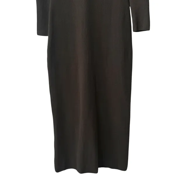 Free People Beach‎ Trixie Sweater Maxi Dress Ribbed Coastal Minimalist Chic M - Image 4