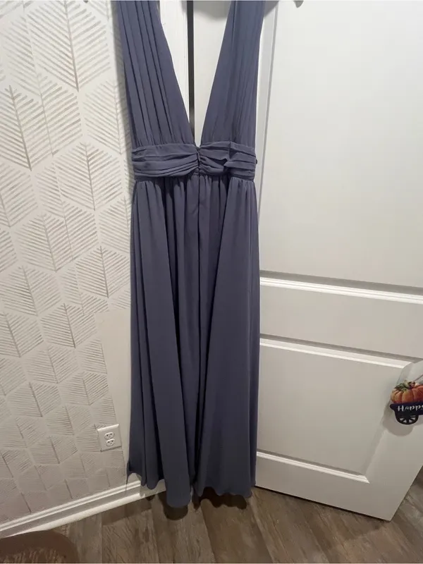 Lulus Heavenly Hues Denim Blue Maxi Dress - Image 8