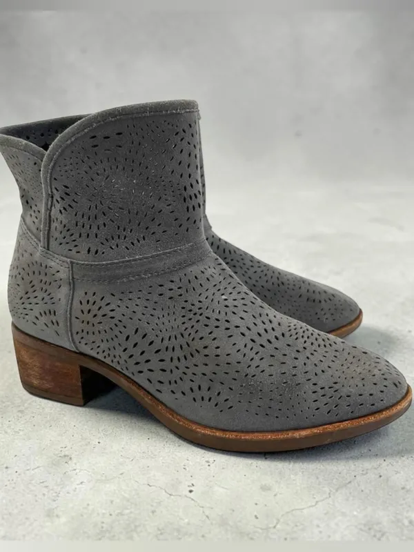UGG Darling Seaweed Perforated Suede Boot - Image 14