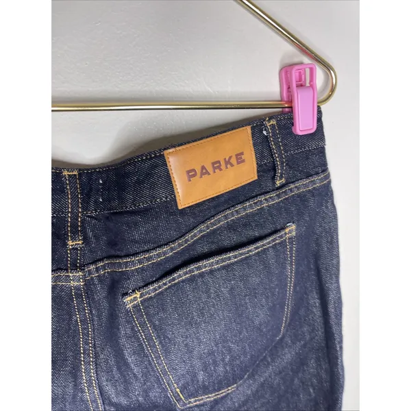 Parke Low Rise Baggy Jean in Dark Wash Blue Sz 29 - Image 9