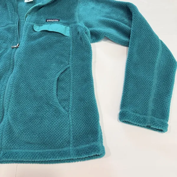 Patagonia Green Full Zip Re-Tool Jacket Pockets Women's MEDIUM - Image 4