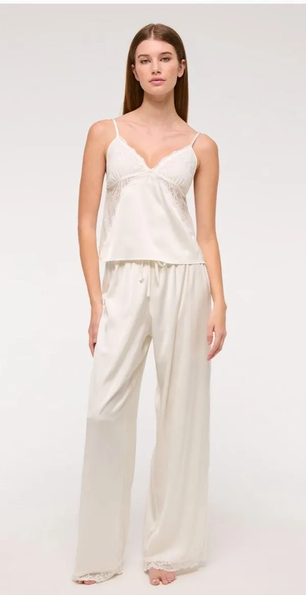 Abercrombie White Pearl Sleep Cami and Pants - Image 6