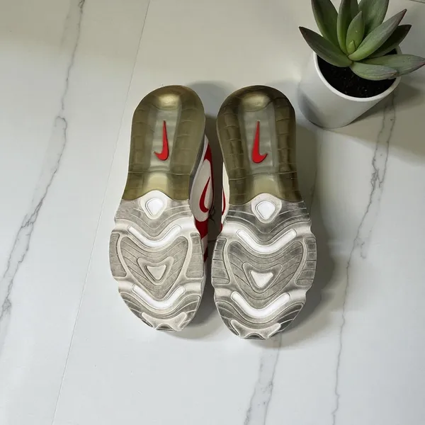 Nike‎ Air Max 200 AQ2568-100 White Red Men's Athletic Shoes Size 13 - Image 8