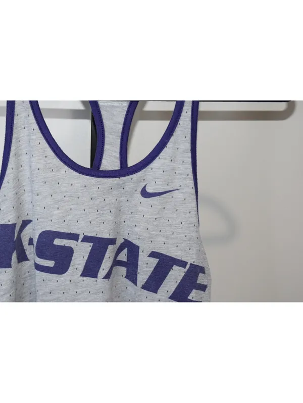 Nike K-State Athletic Cut Dri-FIT Racerback Tank Top Size Small Streetwear - Image 6