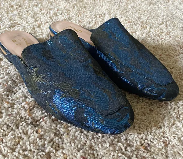 Sparkly Patterned Mules - Image 6