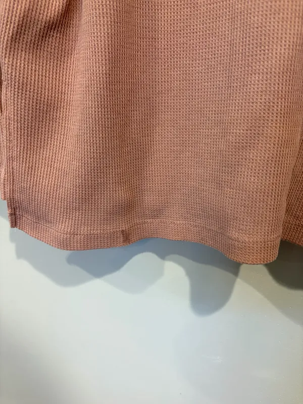 Long Sleeve V-Neck Buckle Top - Image 3
