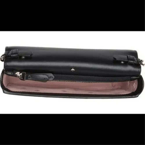 Kate Spade Gentle Panda Crossbody Leather Wallet‎ Bag, Pink/Black, NWT - Image 7