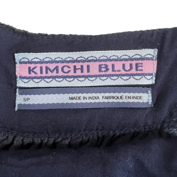 UO Kimchi Blue Alice Embroidered Velvet Mini Babydoll Dress - Image 4